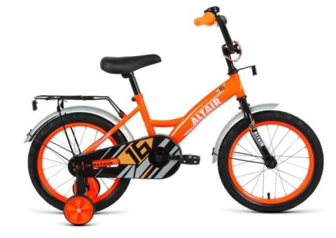 Характеристики велосипед ALTAIR Kids 16 (2021), городской (детский), колеса: 16', ярко-оранжевый/белый, 10.7кг [1bkt1k1c1005]