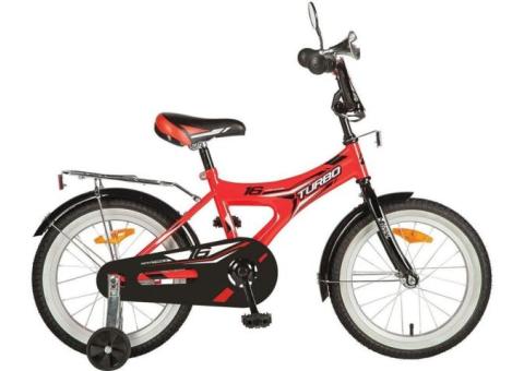 Характеристики велосипед NOVATRACK Turbo городской (детский), рама: 10.5', колеса: 16', красный/черный, 11кг [167turbo.rd20]