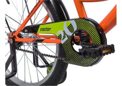 Характеристики велосипед NOVATRACK Vector (2019), городской (подростковый), колеса: 20', оранжевый, 12кг [203vector.or9]