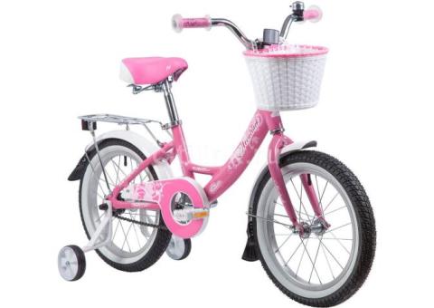Характеристики велосипед NOVATRACK Girlish Line (2019), городской (детский), колеса: 16', розовый, 9.6кг [165agirlish.pn9]