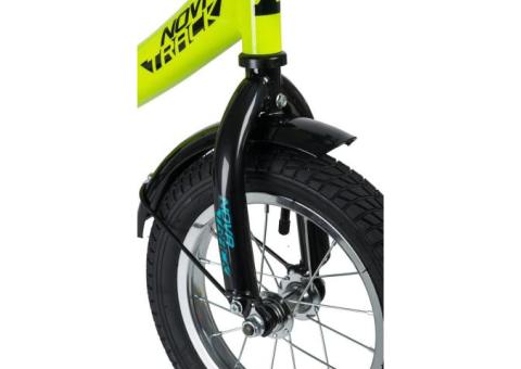Характеристики велосипед NOVATRACK Vector (2020), городской (детский), колеса: 12', салатовый, 9кг [123vector.gn20]