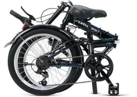 Характеристики велосипед FORWARD Enigma 20 2.0 (2021), городской (взрослый), рама: 11', колеса: 20', черный/белый, 11.8кг [1bkw1c407002]