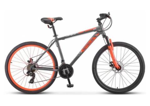 Характеристики велосипед STELS Navigator-500 MD F020 (2021), горный (взрослый), рама: 20', колеса: 26', серый/красный, 17.24кг [lu088909]