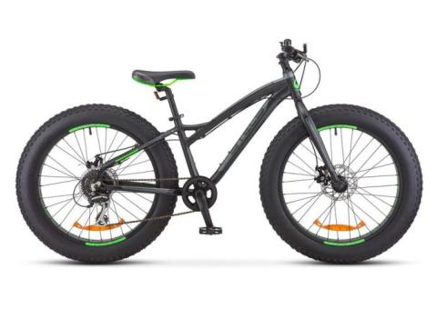 Характеристики велосипед STELS Aggressor D 24 (V010) фэтбайк (подростковый), рама: 13.5', колеса: 24', черный, 15.44кг [lu080283]