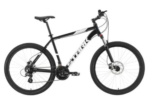 Характеристики велосипед STARK Hunter 27.3 HD (2021), горный (взрослый), рама: 16', колеса: 27.5', черный/белый, 15.9кг [hd00000653]