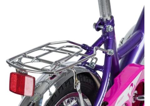 Характеристики велосипед NOVATRACK Vector (2020), городской (детский), колеса: 12', лиловый, 9кг [123vector.lc20]