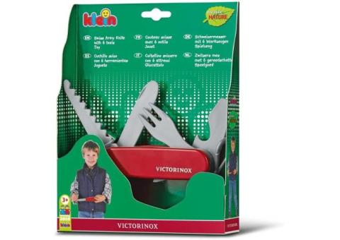 Характеристики брелок Victorinox Pocket Knife Toy, пластик, длина 113мм, ширина 29мм, дополнительно: нож, красный/серый [9.6092.1]