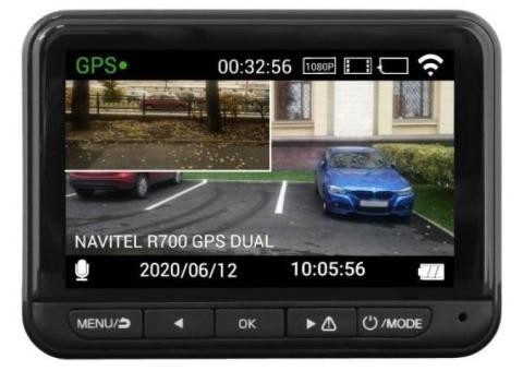 Характеристики видеорегистратор Navitel R700 GPS 2CH, черный