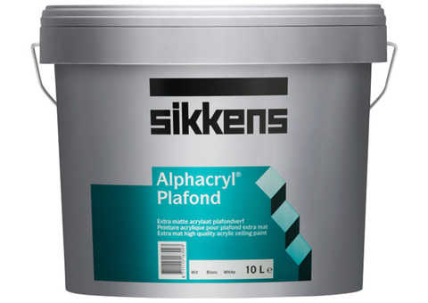 Sikkens Alphacryl Plafond/ Сиккенс Альфакрил Плафонд Краска для стен и потолков глубокоматовая
