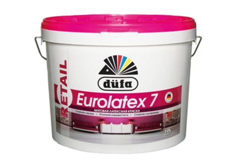 Dufa Premium Eurolatex 7 / Дюфа Премиум Евролатекс 7 Краска для стен и потолков водно-дисперсионная матовая