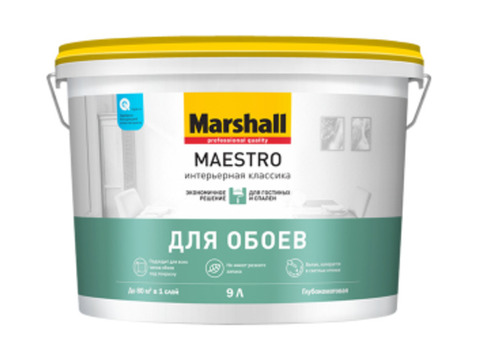 Marshall Maestro / Маршалл Маэстро Интерьерная Классика Краска для стен и потолков водно-дисперсионная глубокоматовая