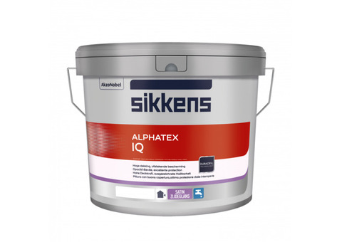 Sikkens Alphatex IQ / Сиккенс Альфатекс АйКью Краска для внутренних и наружных работ акриловая полуматовая