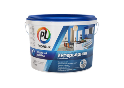 Profilux PL-10L / Профилюкс ПЛ-10Л Краска для стен и потолков латексная глубокоматовая