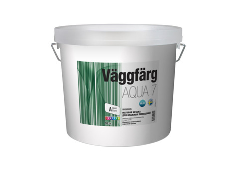 Landora Vaggfarg 7 Aqua / Ландора Ваггфарг 7 АКВА Краска для влажных помещений матовая