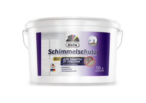 Dufa Schimmelchutz / Дюфа Шиммельшутц Краска для стен и потолков для влажных помещений водно-дисперсионная полуматовая