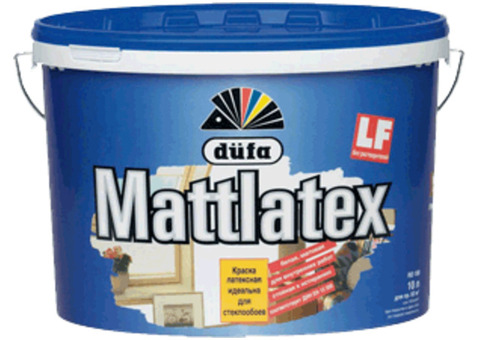 Dufa Mattlatex D100 / Дюфа Матлатекс Д100 Краска для стен и потолков для влажных помещений латексная матовая