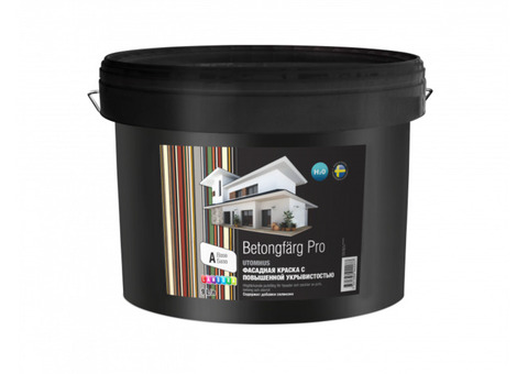 Landora Betongfärg Pro/ Ландора Бетонгфарг Про Краска с силиконом для минеральных фасадов глубокоматовая