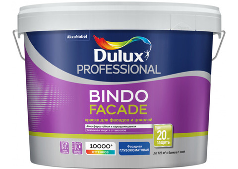 Dulux Bindo Facade/ Дюлакс Биндо Фасад Краска фасадная глубокоматовая