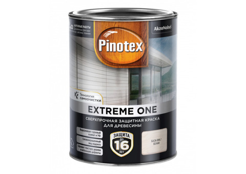 Pinotex Extreme One / Пинотекс Экстрим Уан Краска для деревянных фасадов акриловая полуматовая