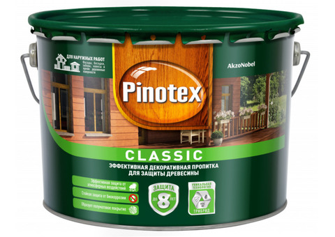 Pinotex Classic / Пинотекс Классик Пропитка декоративная для защиты древесины