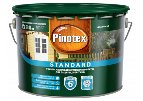 Pinotex Standard / Пинотекс Стандарт Пропитка декоративная для защиты древесины