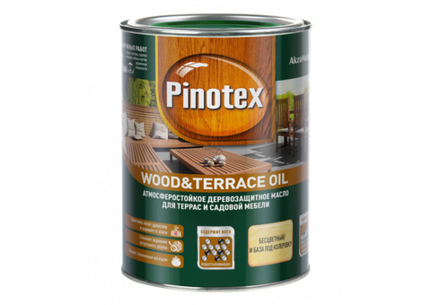 Pinotex Wood&Terrace Oil / Пинотекс Вуд&Терас Ойл Масло для защиты древесины атмосферостойкое