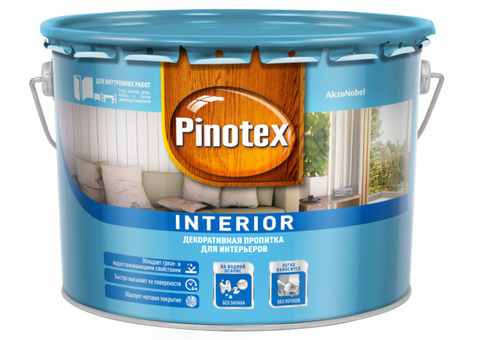 Pinotex Interior / Пинотекс Интерьер Пропитка декоративная для защиты древесины на водной основе