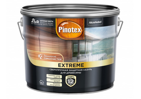 Pinotex Extreme/ Пинотекс Экстрим Пропитка декоративная для защиты древесины полуматовая