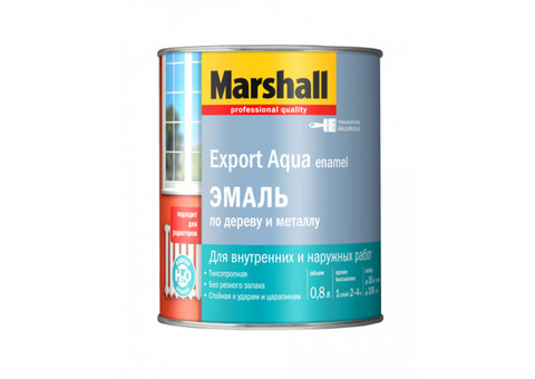 Marshall Export Aqua / Маршалл Экспорт Аква Эмаль для дерева и металла водная глянцевая