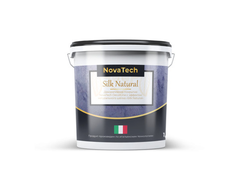 NovaTech Silk Natural / Новатэк Силк Натурал Краска декоративная с эффектом натурального шелка