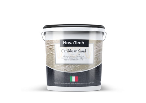 NovaTech Caribbean Sand / Новатэк Кариббеан Санд Краска декоративная с эффектом перламутровых песчаных вихрей