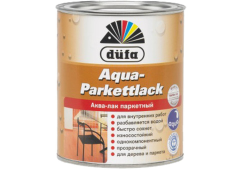 Dufa Aqua-Parkettlack / Дюфа Аква-Паркетлак Лак паркетный на водной основе шелковисто-матовый
