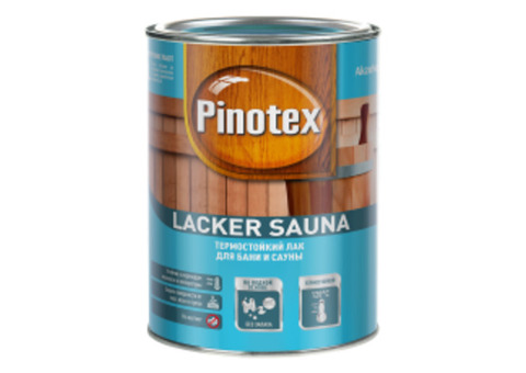 Pinotex Lacker Sauna/Пинотекс Лакер Сауна Лак термостойкий
