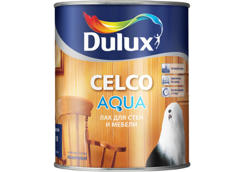 Dulux Celco Aqua 10 / Дюлакс Селко Аква 10 Лак для дерева на водной основе матовый
