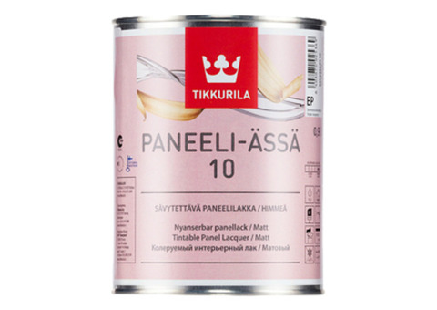 Tikkurila Paneeli-Assa 10 / Тиккурила Панели-Ясся 10 Лак для деревянных панелей акрилатный матовый