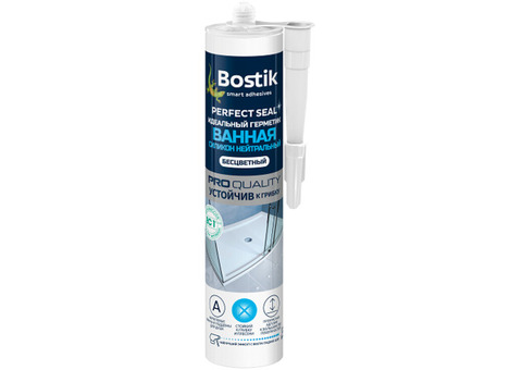 Bostik Perfect Seal Нейтральный / Бостик Перфект Сил Нейтральный Герметик силиконовый для ванной