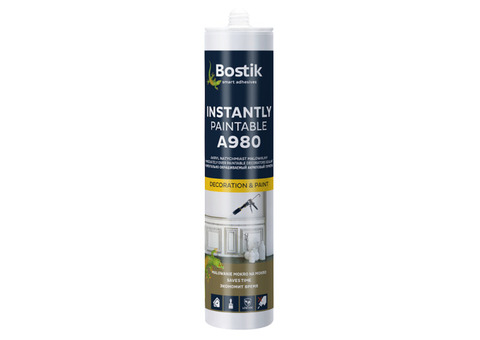 Bostik A980 Instantly Paintable / Бостик А980 Инстантли Паинтебл Герметик акриловый моментально окрашиваемый