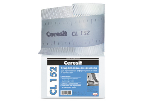 Ceresit CL 152 / Церезит ЦЛ 152 Лента гидроизоляционная