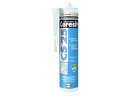 Ceresit CS 25 / Церезит ЦС 25 Герметик-затирка силиконовая противогрибковая
