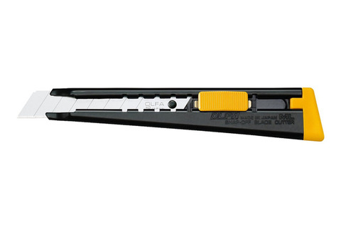 Olfa / Олфа Нож с выдвижным лезвием металлический корпус автофиксатор