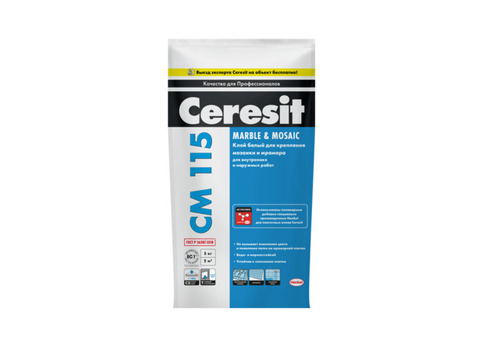 Ceresit СМ 115 Ceresit СМ 115 / Церезит ЦМ 115 Клей для плитки для внутренних и наружных работ