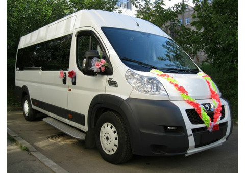 Заказ Автобуса,микроавтобуса на свадьбу