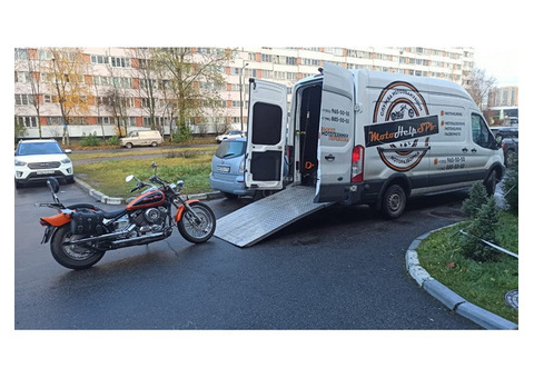 Перевезти мотоцикл из Санкт-Петербурга в Москву
