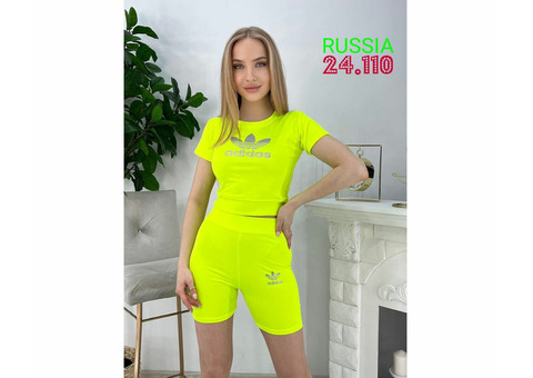 КОСТЮМ СПОРТИВНЫЙ ЖЕНСКИЙ ADIDAS (БЕЗ ВЫБОРА ЦВЕТА), код 6109603