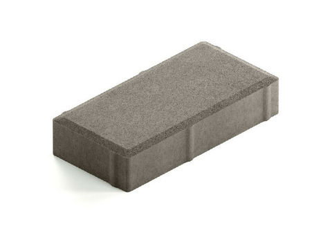 Брусчатка Steingot Лайт 40 из серого цемента с полным прокрасом прямоугольник серая 200х100х40 мм