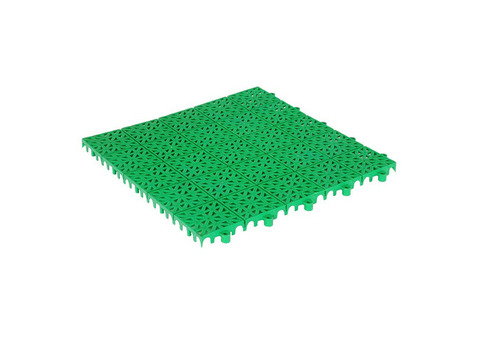 Покрытие универсальное пластиковое Пэксис Puzzle Deck для грунта зеленое 333х333х15 мм