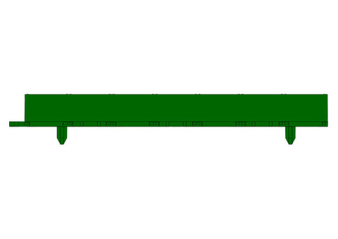 Решетка газонная Gidrolica 601 пластиковая зеленая