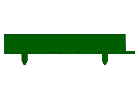 Решетка газонная Gidrolica 601 пластиковая зеленая