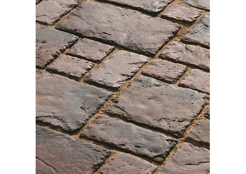 Плитка тротуарная из искусственного камня White Hills Тиволи С901-44 красно-коричневая