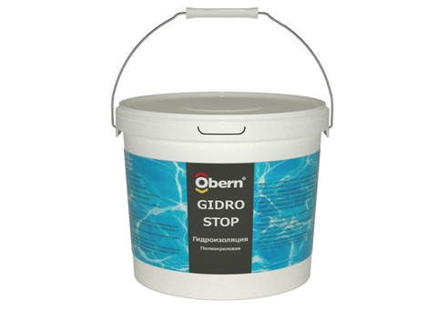 Гидроизоляция полиакриловая Obern GidroStop 10 л